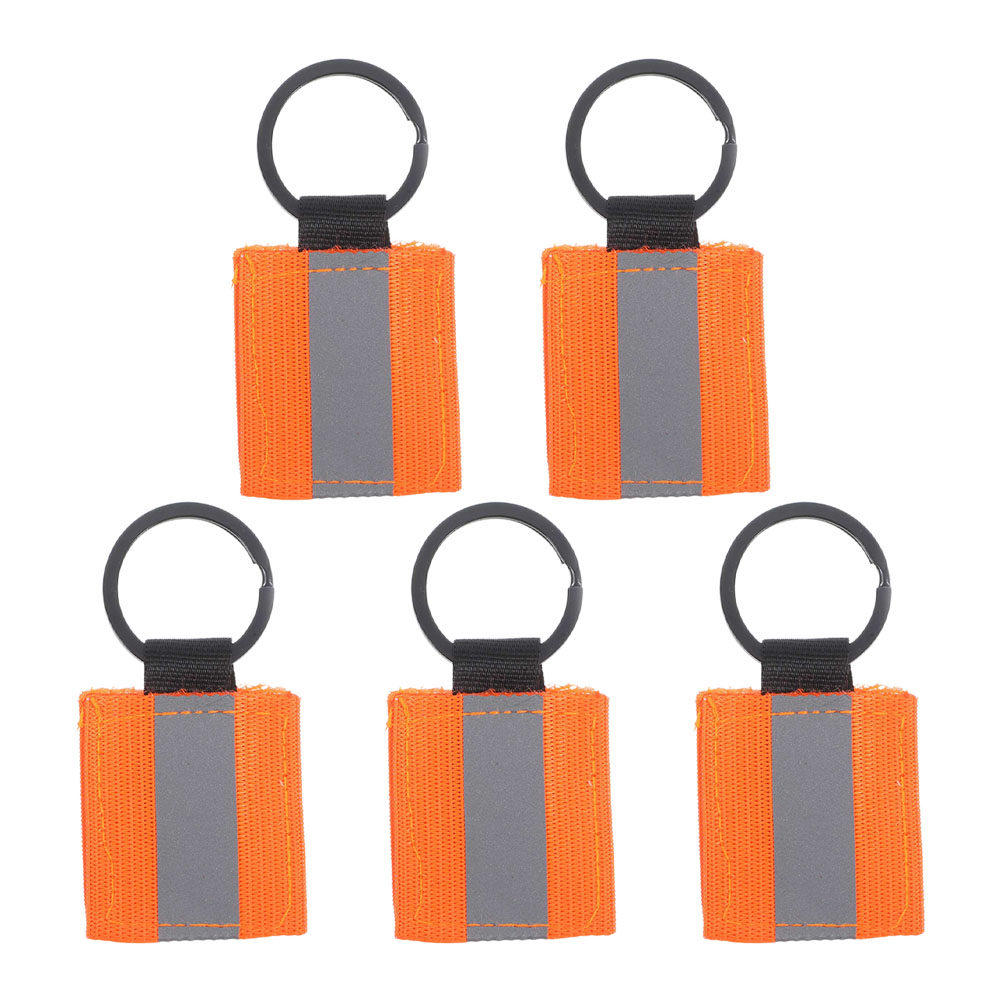 Running Visibility Gear - 5 Adet Yansıtıcı Anahtarlık Etiketi, Çift